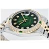 Image 9 : Rolex 18K Two-Tone 1.00 ctw Diamond and Emerald Datejust Men's Watch