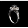 Image 4 : 2.15 ctw Black Diamond Ring - 14KT White Gold