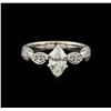 Image 2 : 1.30 ctw Diamond Ring - 18KT White Gold