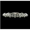 Image 1 : 14KT White Gold 4.56 ctw Diamond Bracelet