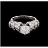 Image 2 : 3.35 ctw Diamond Ring - 18KT White Gold