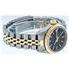 Image 3 : Rolex Two-Tone Black Tapestry Index Jubilee Band DateJust Ladies Watch