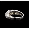 Image 3 : 14KT White Gold 0.67 ctw Diamond Ring