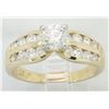 Image 1 : 1.38 ctw Diamond Ring - 14KT Yellow Gold