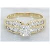 Image 4 : 1.38 ctw Diamond Ring - 14KT Yellow Gold
