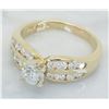 Image 5 : 1.38 ctw Diamond Ring - 14KT Yellow Gold