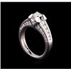 Image 4 : 1.00 ctw Diamond Ring 18KT White Gold