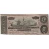 Image 1 : 1864 $20 Confederate States of America Bank Note
