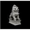 Image 1 : 11.73 ctw Diamond Foo Dog Pendant - Platinum