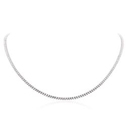 14KT White Gold 5.67 ctw Diamond Necklace