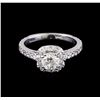 Image 2 : 1.06 ctw Diamond Ring - 14KT White Gold