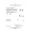 Image 3 : 1.35 ctw Diamond Stud Earrings - 14KT White Gold