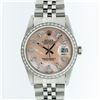 Image 1 : Rolex Stainless Steel Pink MOP Diamond DateJust Men's Watch