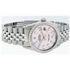 Image 4 : Rolex Stainless Steel Pink MOP Diamond DateJust Men's Watch