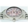 Image 5 : Rolex Stainless Steel Pink MOP Diamond DateJust Men's Watch