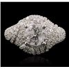 Image 2 : 14KT White Gold 2.39 ctw Diamond Ring