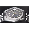 Image 2 : Rolex Stainless Steel Black Diamond DateJust Men's Watch