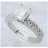 Image 2 : GIA Cert 1.52 ctw Diamond Ring - 14KT White Gold