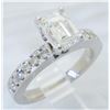Image 3 : GIA Cert 1.52 ctw Diamond Ring - 14KT White Gold