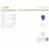 Image 5 : 14KT White Gold GIA Certified 23.12 ctw Tanzanite and Diamond Pendant With Chain