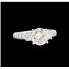 Image 1 : EGL USA Cert 3.25 ctw Diamond Ring - 18KT White Gold