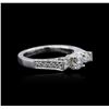 Image 1 : 18KT White Gold 1.07 ctw Diamond Ring