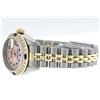 Image 6 : Rolex Two-Tone Pink MOP Emerald and Sapphire Diamond DateJust Ladies Watch