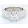 Image 3 : GIA Cert 1.29 ctw Diamond Solitaire Ring - 14KT White Gold