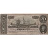 Image 1 : 1864 $20 Confederate States of America Bank Note