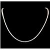 Image 1 : 10KT White Gold EGL USA Certified 20.85 ctw Diamond Necklace