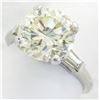 Image 6 : 5.70 ctw Diamond Ring - Platinum