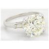 Image 9 : 5.70 ctw Diamond Ring - Platinum