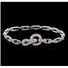 Image 2 : 14KT White Gold 0.72 ctw Diamond Bracelet