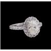 Image 1 : 2.32 ctw Diamond Ring - 14KT White Gold