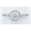 Image 1 : 0.82 ctw  Diamond Ring - 14KT White Gold