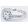 Image 4 : 0.82 ctw  Diamond Ring - 14KT White Gold