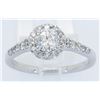 Image 5 : 0.82 ctw  Diamond Ring - 14KT White Gold