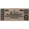 Image 1 : 1864 $20 Confederate States of America Bank Note