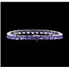 Image 2 : 17.78 ctw Tanzanite Bracelet - 14KT White Gold