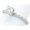 Image 5 : 0.72 ctw Designer Tacori Diamond Ring - Platinum