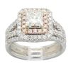 Image 1 : 1.75 ctw Certified Diamond Ring - 14KT White and Rose Gold