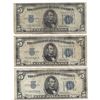 Image 1 : 1934 $5 Silver Certificate Currency Lot of 3