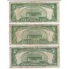 Image 2 : 1934 $5 Silver Certificate Currency Lot of 3