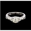 Image 2 : 1.28 ctw Diamond Ring - 18KT White Gold