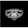 Image 2 : 2.97 ctw Diamond Ring - 14KT White Gold