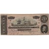 Image 1 : 1864 $20 Confederate States of America Bank Note