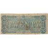 Image 2 : 1864 $20 Confederate States of America Bank Note