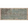 Image 2 : 1864 $20 Confederate States of America Bank Note
