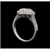 Image 4 : 14KT White Gold 1.27 ctw Diamond Ring