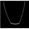 Image 2 : 14KT Yellow Gold 0.84 ctw Diamond Necklace